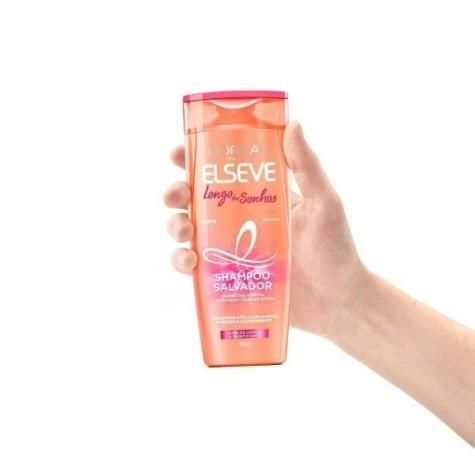 Shampoo Elseve Longo dos Sonhos Salvador Cabelo Seco 400ml - Imagem 3