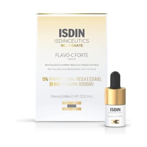 Sérum Isdinceutics Flavo-C Forte Facial 3 Ampolas 5,3ml - Imagem 1