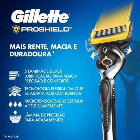 Carga Gillette Proshield 2 Unidades - Imagem 4