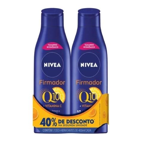 Hidratante Corporal Nivea Q10 Firmador 2 Unidades 400ml - Imagem 1