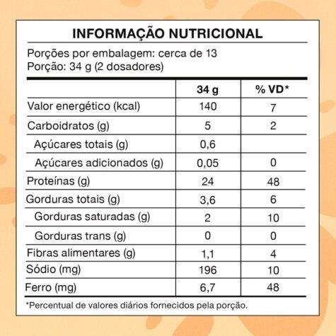 V-Protein Bioroots Sabor Baunilha 450g - Imagem 2