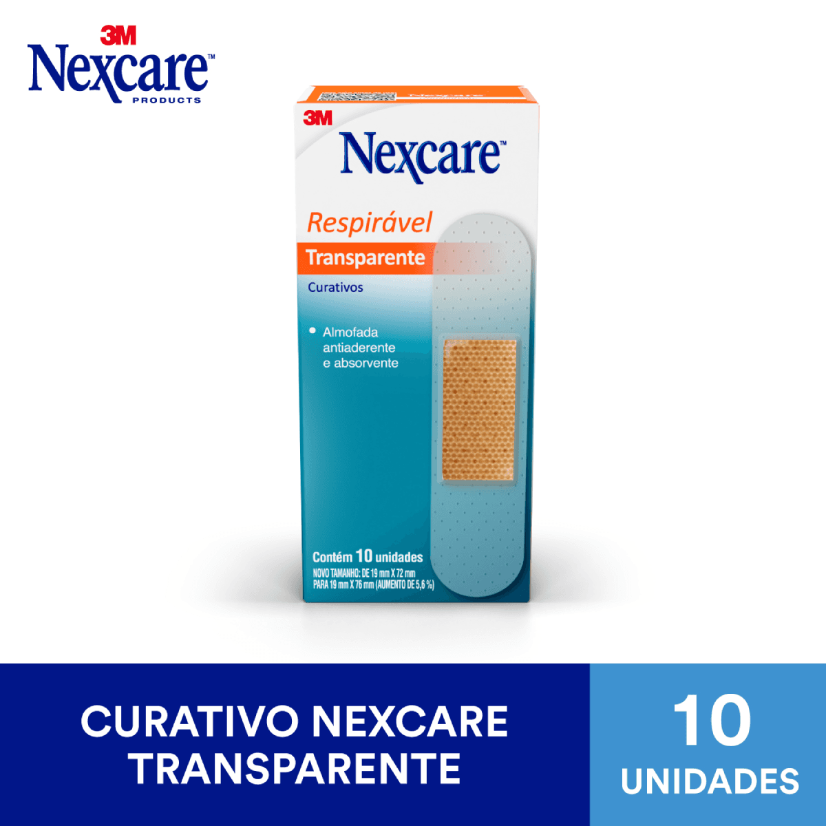 Curativo Nexcare Transparente 10 Unidades - Imagem 3