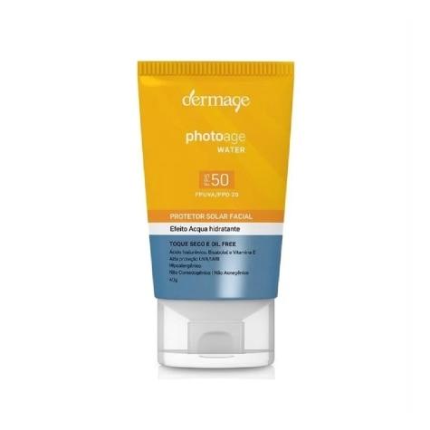 Protetor Solar Facial Dermage Photoage Water FPS50 40g - Imagem 1