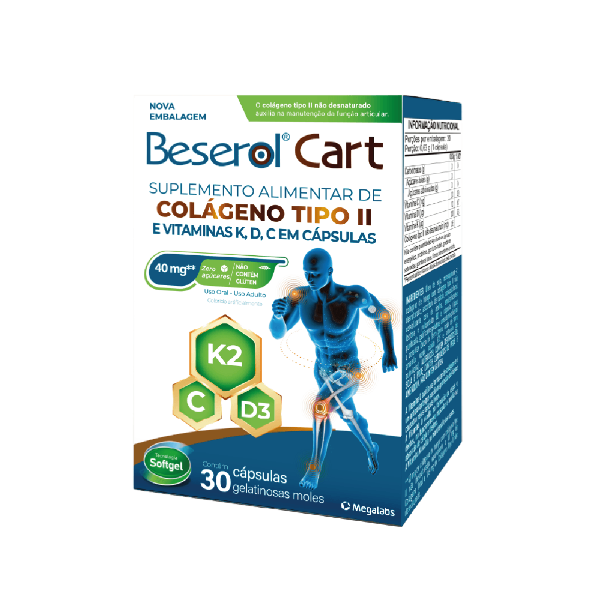 Beserol Cart 30 Cápsulas - Imagem 1