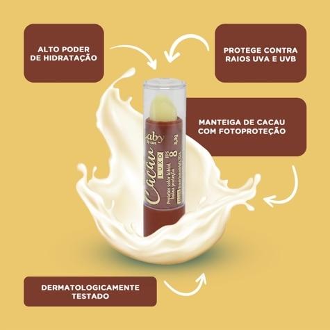 Protetor Labial Laby Manteiga de Cacau Luxo FPS 8 3,3g - Imagem 2