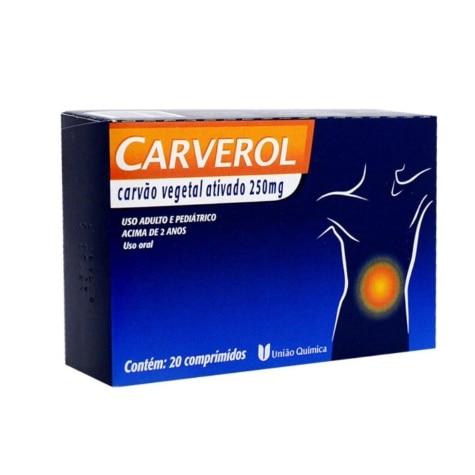 Carverol 250mg 20 Comprimidos - Imagem 1