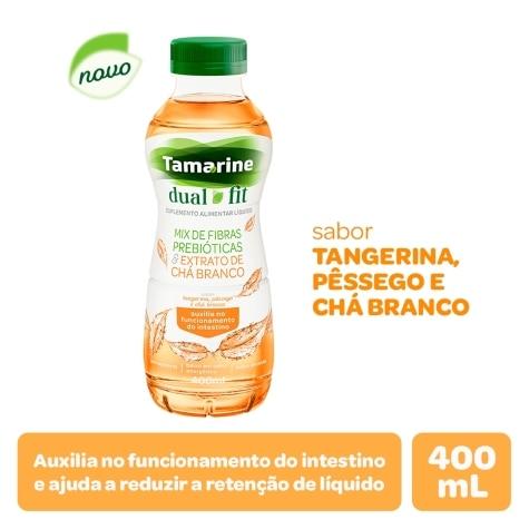 Suplemento Alimentar Líquido Tamarine Dual Fit Sabor Tangerina, Pêssego e Chá Branco 400ml - Imagem 2