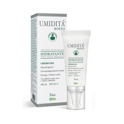 Creme Gel Umiditá Hidratante FPS25 Rosto 50ml - Imagem 1
