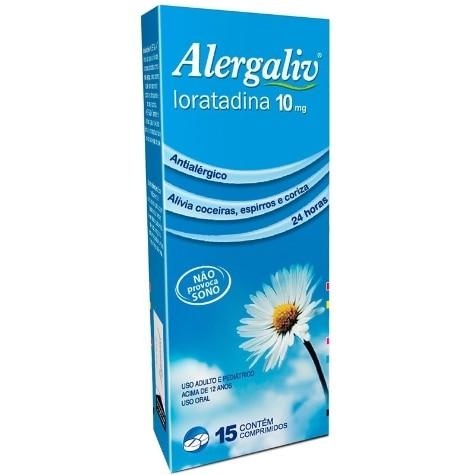 Alergaliv 10mg 15 Comprimidos - Imagem 1