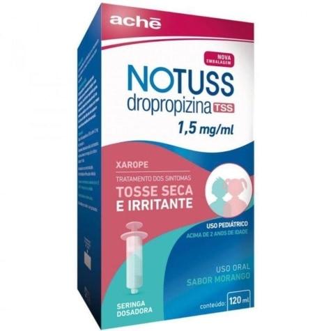 Notuss TSS Xarope Infantil 1,5mg 120ml - Imagem 1