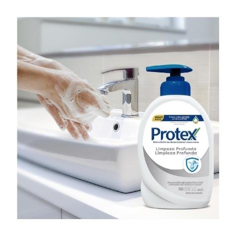 Sabonete Líquido para as Mãos Protex Limpeza Profunda 220ml - Imagem 2