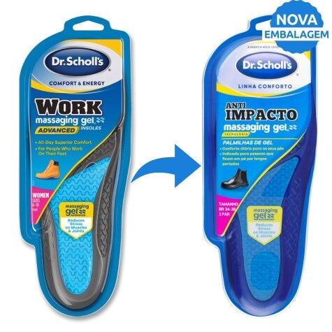 Palmilha Dr. Scholl's Anti Impacto Feminino 1 Par - Imagem 2