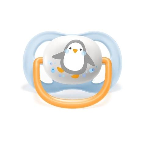 Chupeta Avent Ultra Air Pinguim Azul 0-6m 1 Unidade - Imagem 1