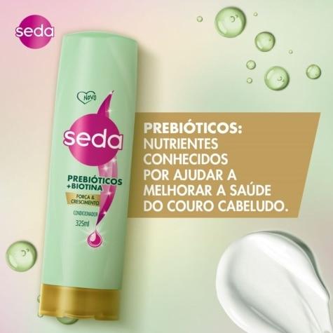 Condicionador Seda Força e Crescimento Cabelos Quebradiços 325ml - Imagem 3