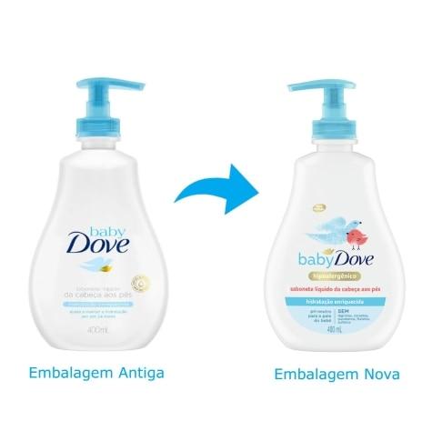 Sabonete Líquido Baby Dove Hidratação Enriquecida 400ml - Imagem 2