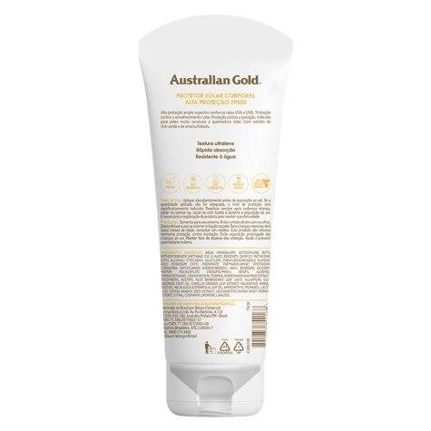 Protetor Solar Corporal Australian Gold FPS50 Gel Creme 200g - Imagem 2