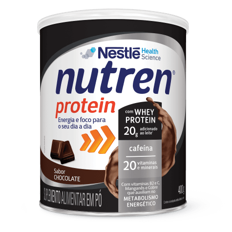 Suplemento Alimentar Nutren Protein Sabor Chocolate 800g - Imagem 2