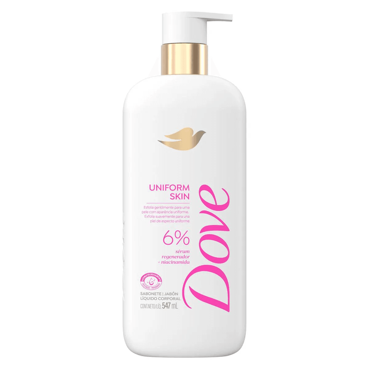 Sabonete Líquido Dove Uniform Skin 547ml - Imagem 1
