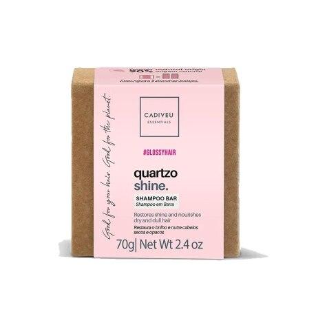 Shampoo Barra Cadiveu Essentials Quartzo Shine Cabelo Seco 70g - Imagem 1