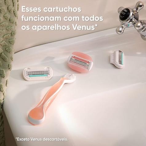 Depilatório Corporal Lâminas Gillette Venus Skin Comfort Spa 2 Unidades - Imagem 6