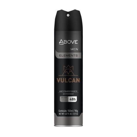 Desodorante Aerossol Above Men Elements Vulcan 48h 150ml - Imagem 1