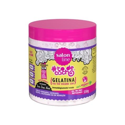 Gelatina Salon Line #Todecacho Super Volume Anti-frizz 550g - Imagem 1