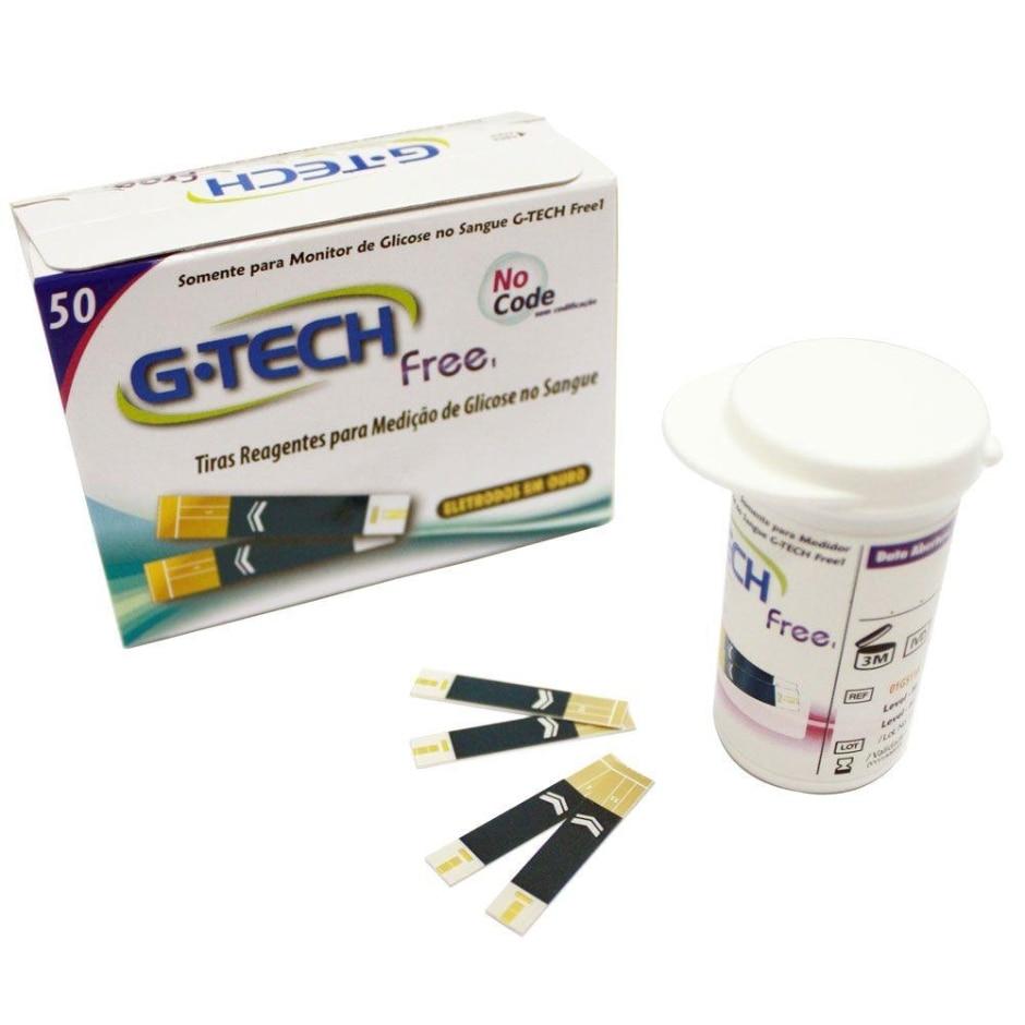 Tiras G-Tech Free1 50 unidades