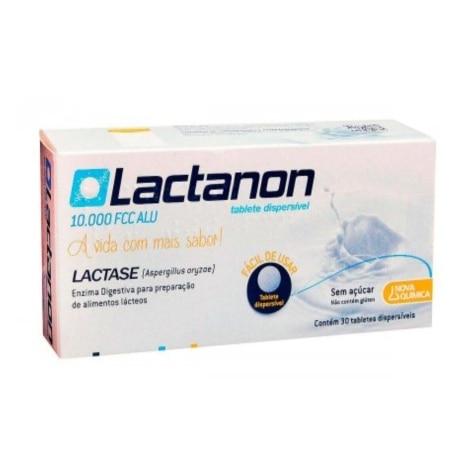 Lactanon 10.000 FCC 30 Tabletes Dispersíveis - Imagem 1