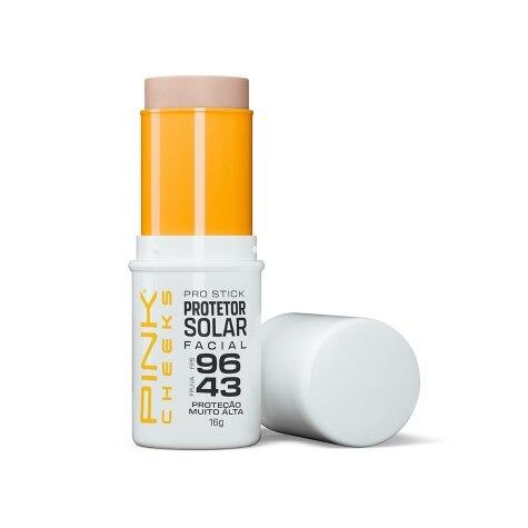 Protetor Solar Facial Pink Cheeks Pro Stick FPS96 Cor PRO10 14g - Imagem 1