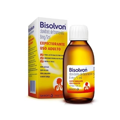 Bisolvon Xarope Adulto 8mg/5ml 120ml - Imagem 1