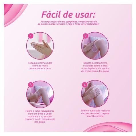 Folhas para Depilação Corporal Veet Pele Normal e Seca 12 Unidades - Imagem 6