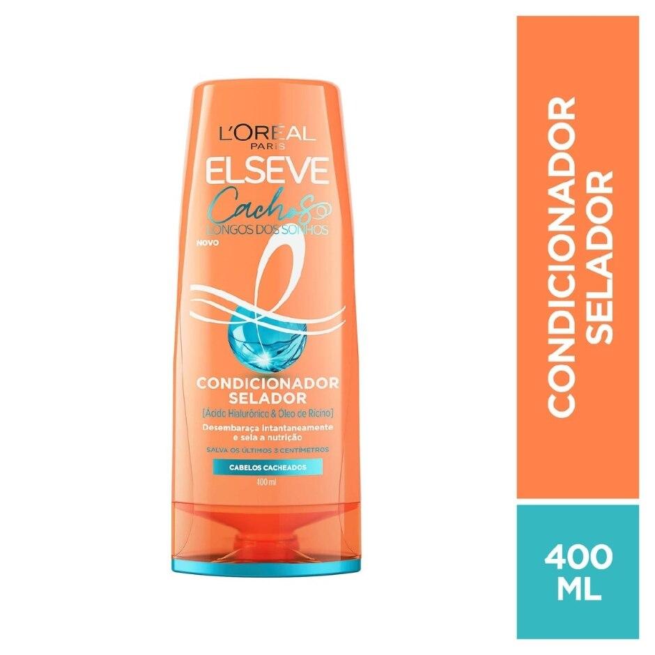 Condicionador Elseve Cachos Longos dos Sonhos Selador Cabelo Seco 400ml