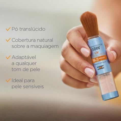Protetor Solar Facial Isdin UV Mineral FPS50 Brush 2g - Imagem 3