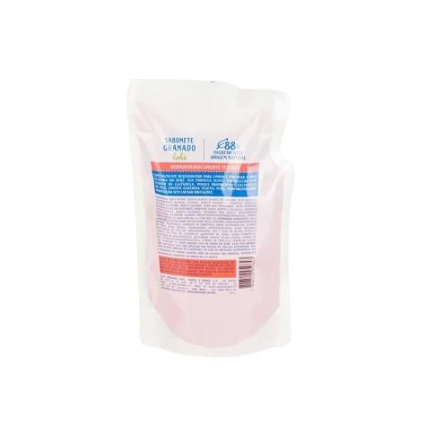 Sabonete de Glicerina Líquido Granado Bebê Calêndula Refil 250ml - Imagem 3