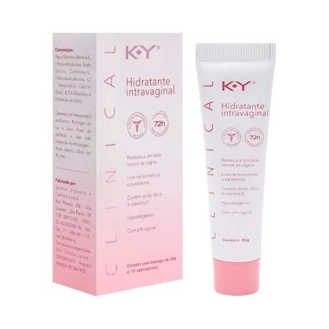 Hidratante Intravaginal K-Y Clinical 30g + 10 aplicadores - Imagem 3