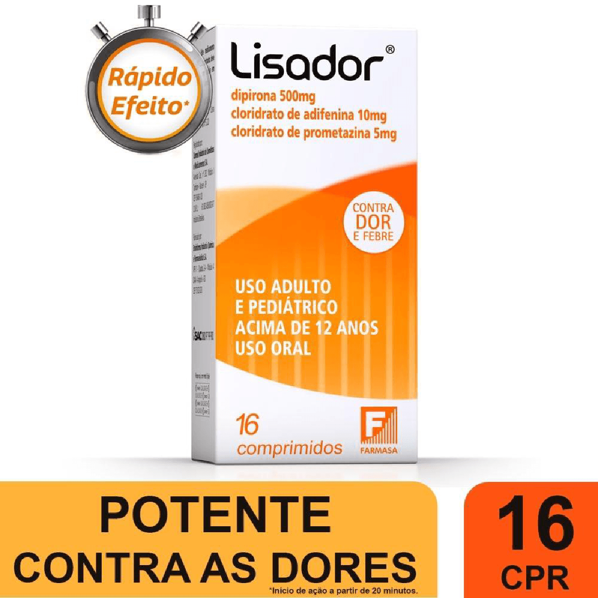 Lisador 16 Comprimidos - Imagem 2