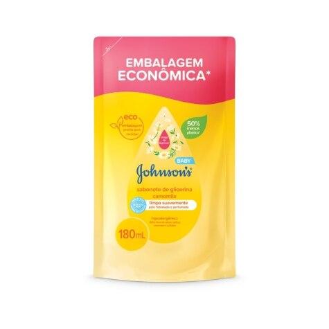 Sabonete Líquido Johnson's Baby Camomila Refil 180ml - Imagem 1