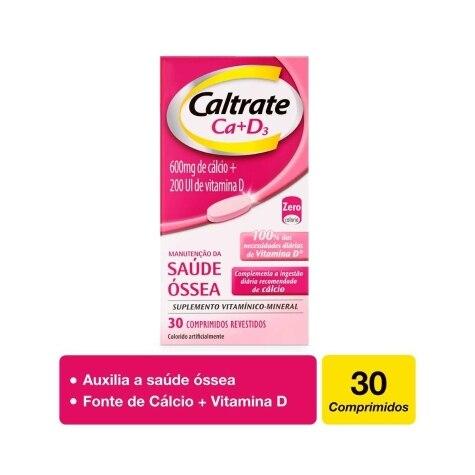 Caltrate Ca+D3 600mg + 200UI 30 Comprimidos Revestidos - Imagem 2