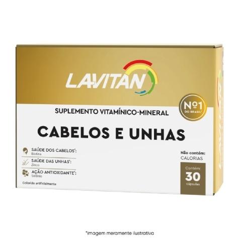 Lavitan Cabelos e Unhas 30 Cápsulas - Imagem 1