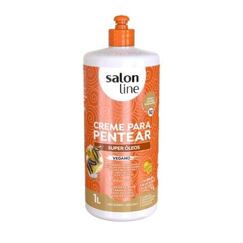 Creme de Pentear Salon Line Super Óleos Cabelo Seco 1kg - Imagem 1