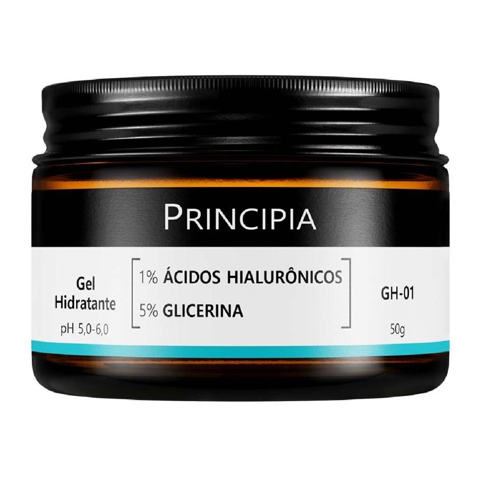Gel Hidratante Facial Principia 1% Ácidos Hialurônicos + 5% Glicerina Gh-01 50g