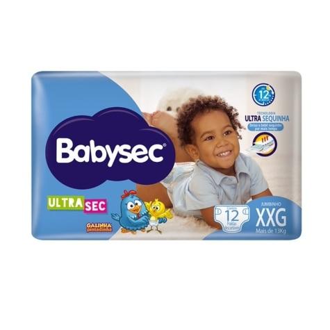 Fralda Babysec Galinha Pintadinha Ultrasec XXG Jumbinho 12 Unidades - Imagem 2
