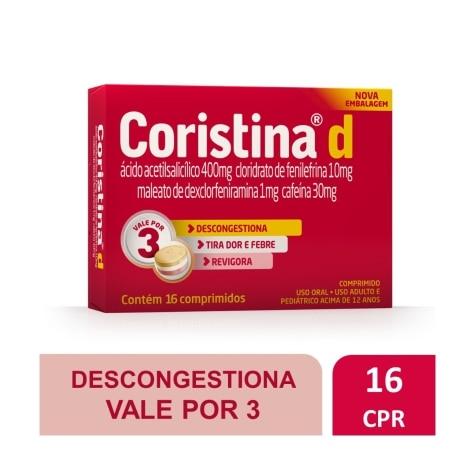 Coristina D 16 Comprimidos - Imagem 1