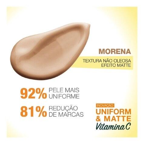 Protetor Solar Facial Garnier SkinActive Uniform & Matte Vitamina C FPS50 Cor Morena 40g - Imagem 3
