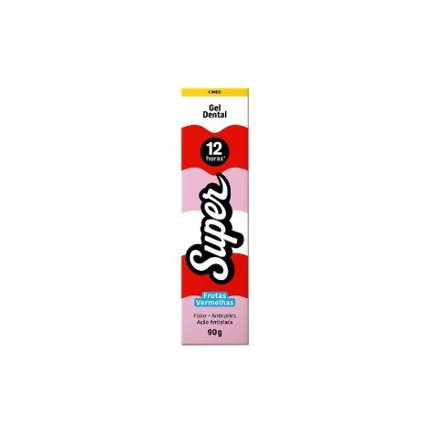 Gel Dental Cimed Super 12h Frutas Vermelhas 90g - Imagem 1