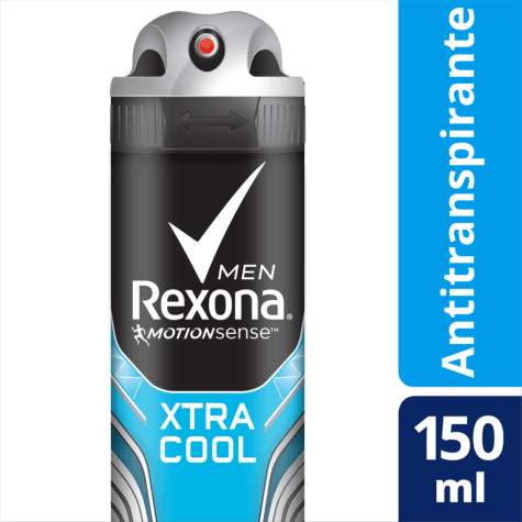 Desodorante Aerossol Rexona Men Xtracool 72h 150ml - Imagem 2