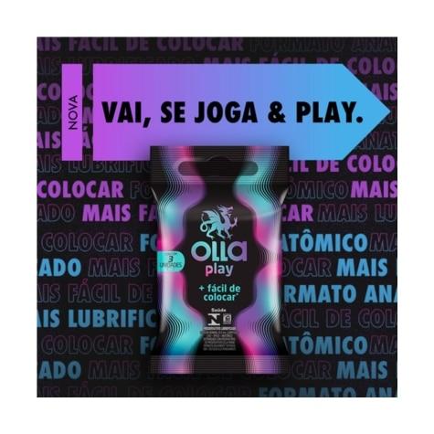 Preservativo Olla Play 3 Unidades - Imagem 3