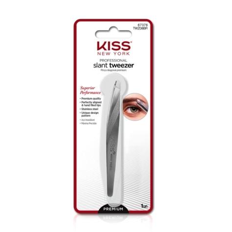 Pinça Diagonal Kiss New York Premium Slant Tweezer - Imagem 1