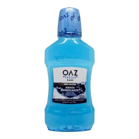 Enxaguante Bucal OAZ Fresh Care Menta Refrescante Sem Álcool 250ml - Imagem 1
