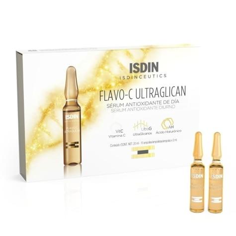 Sérum Isdin Flavo-C Ultraglican Facial 10 Ampolas 2ml - Imagem 1